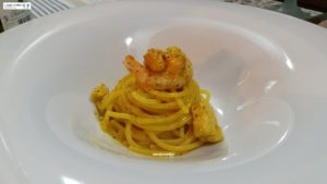 Spaghetti alla carbonara di mare