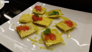 Ravioli, burrata, pistacchi edatterini